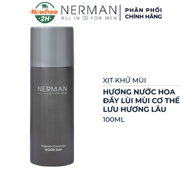 Xịt Khử Mùi Nerman Hương Nước Hoa Good Day 100ml