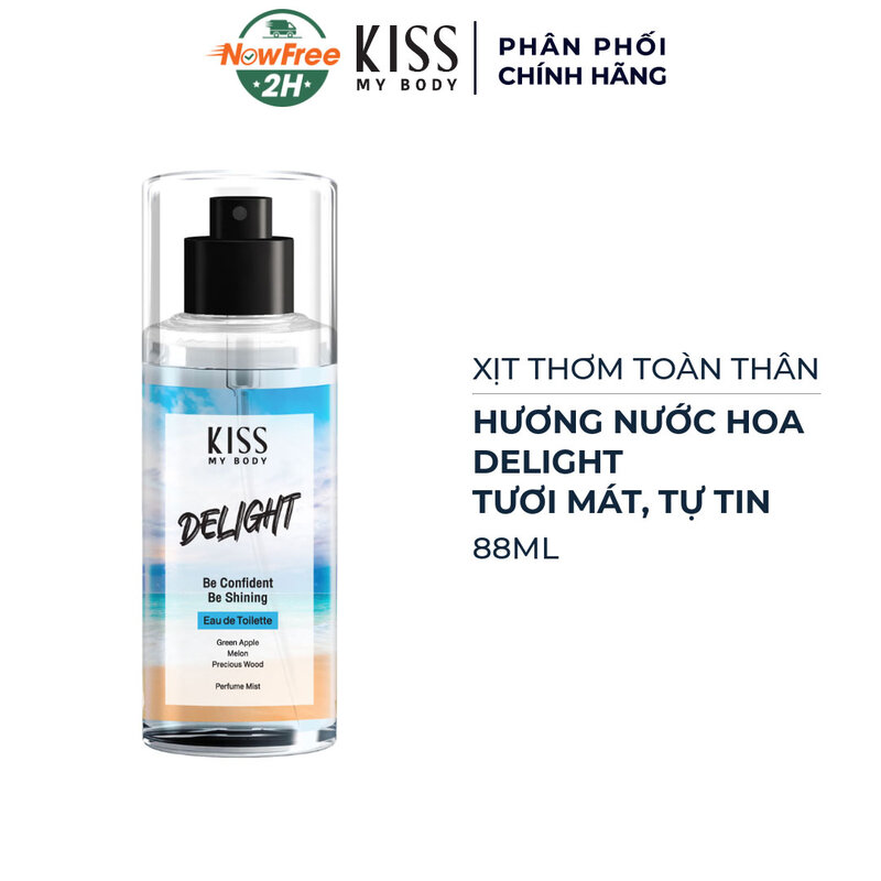 Xịt Thơm Toàn Thân Kiss My Body Delight 88ml