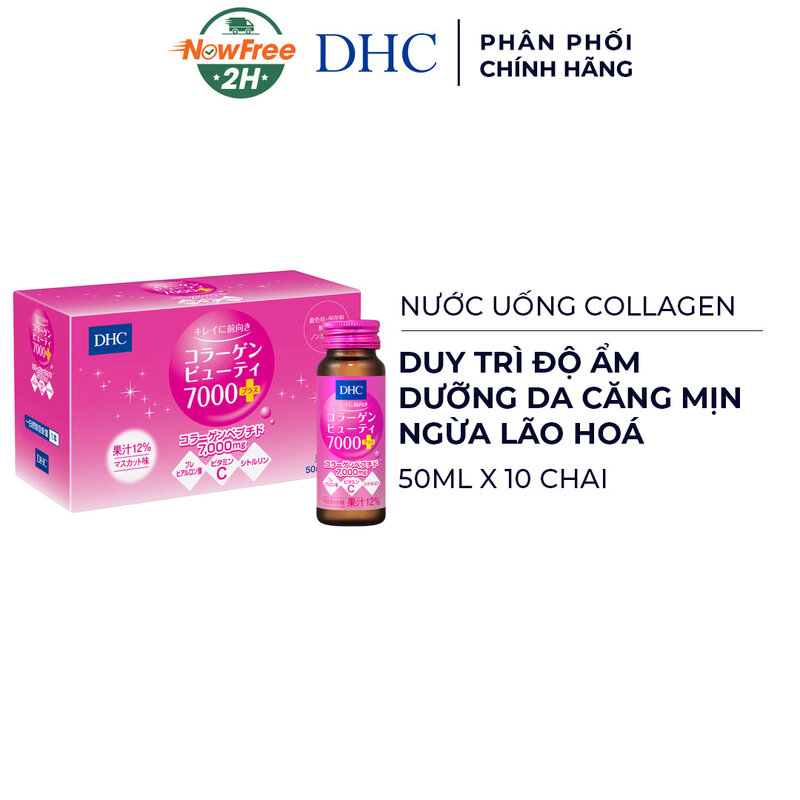 Nước Uống Collagen DHC Dưỡng Da Căng Mịn, Ngừa Lão Hoá 10 Lọ