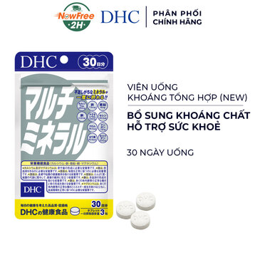 Viên Uống Khoáng Tổng Hợp DHC (New) Gói 90 Viên (30 Ngày)