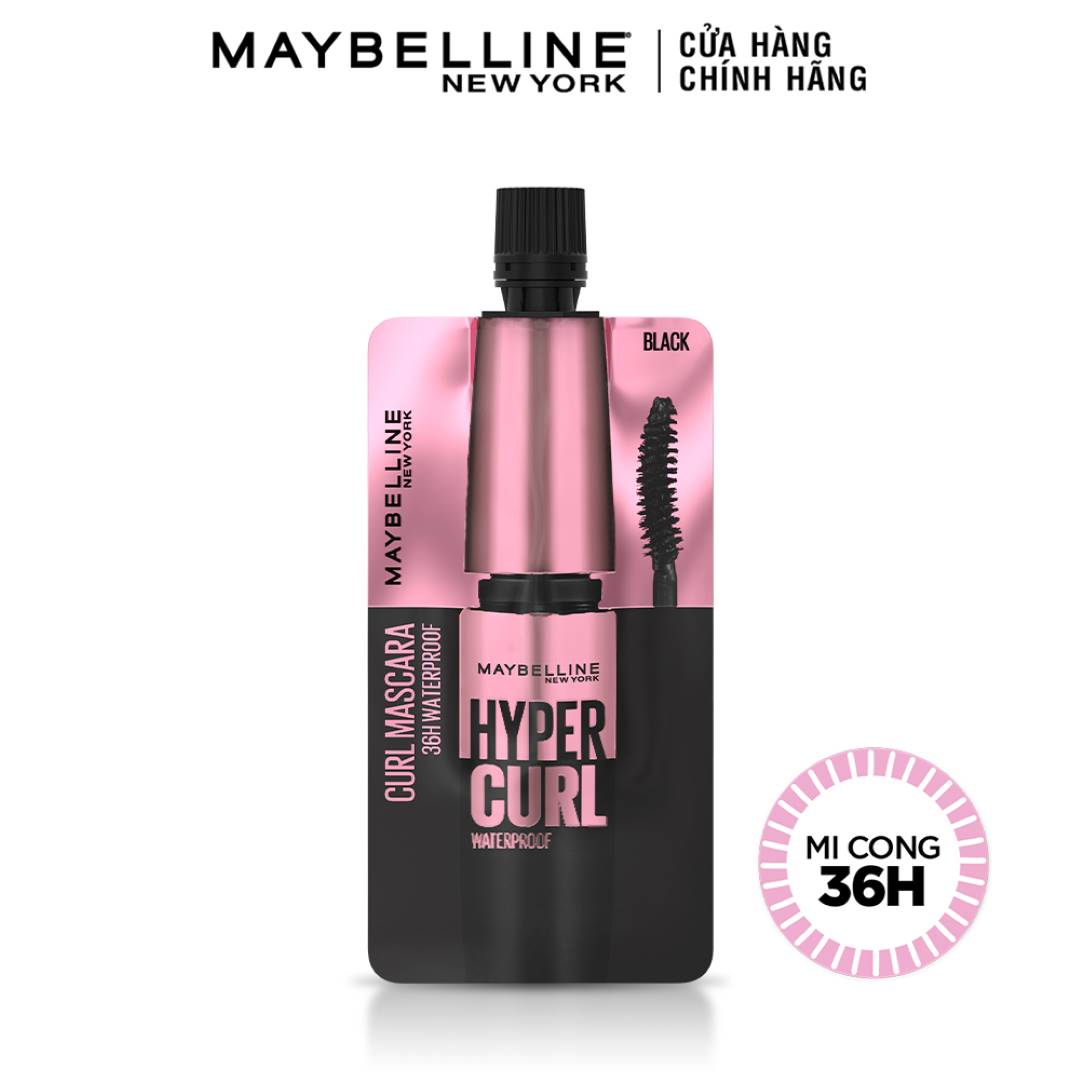 Quà tặng: Mascara Maybelline Hyper Curl Sache(SL có hạn)