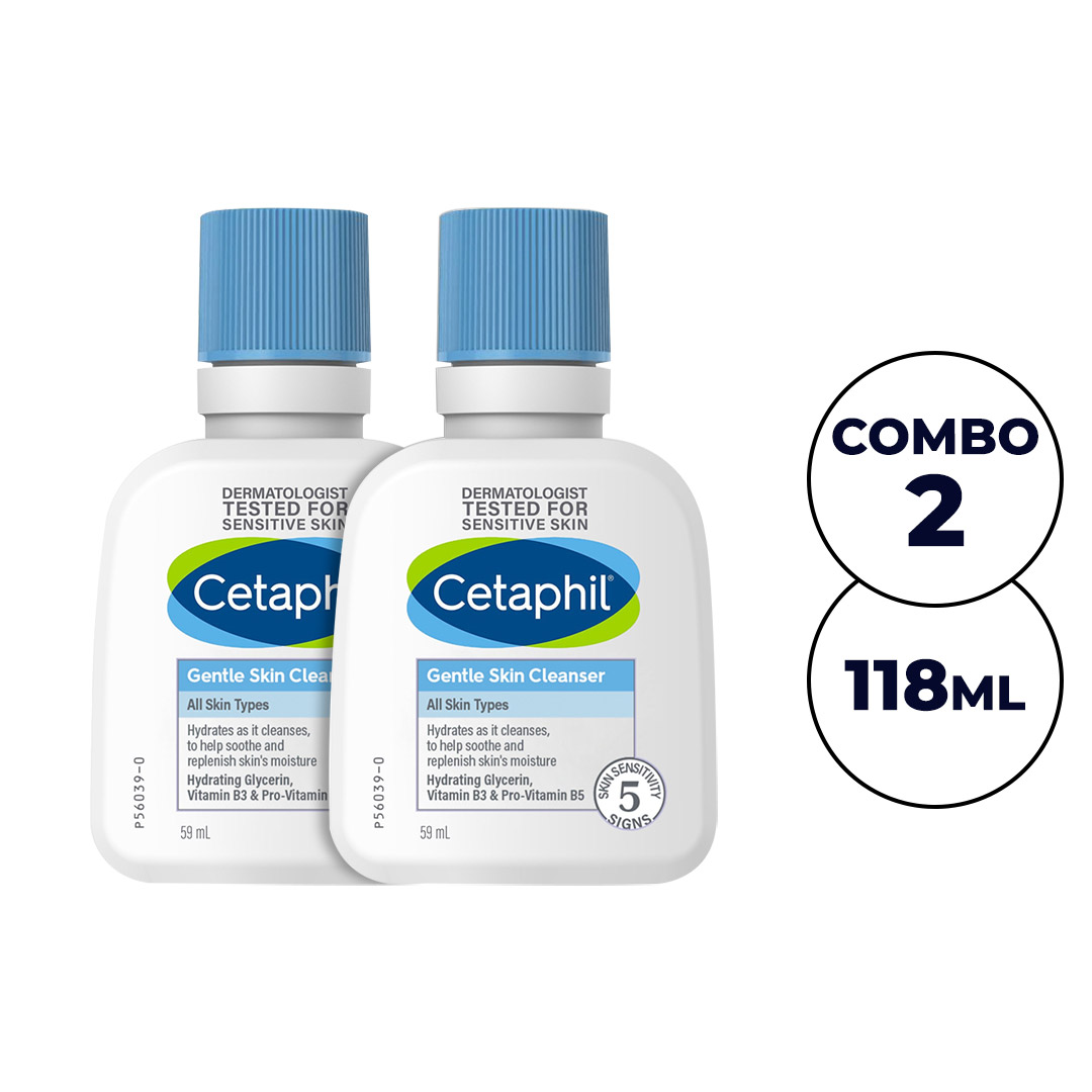 Quà tặng:  Combo 2 CETAPHIL Gentle Skin Cleanser 59ML(SL có hạn)