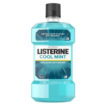 [HSD 01/2025] Nước Súc Miệng Listerine Hơi Thở Thơm Mát 750ml