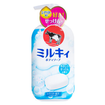[HSD 10/2024] Sữa Tắm Milky Body Soap COW Hương Hoa Cỏ 550ml