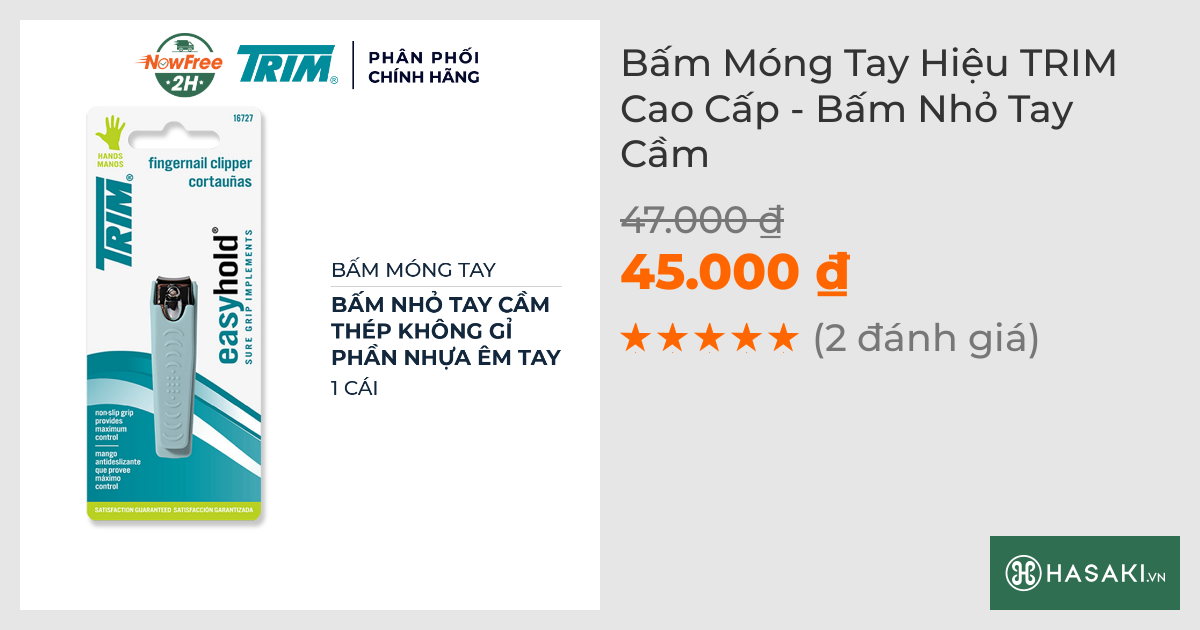 Bấm Móng Tay Hiệu TRIM Cao Cấp - Bấm Nhỏ Tay Cầm