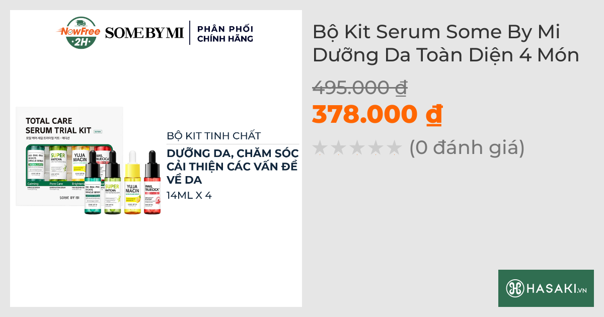 Bộ Kit Serum Some By Mi Dưỡng Da Toàn Diện 4 Món