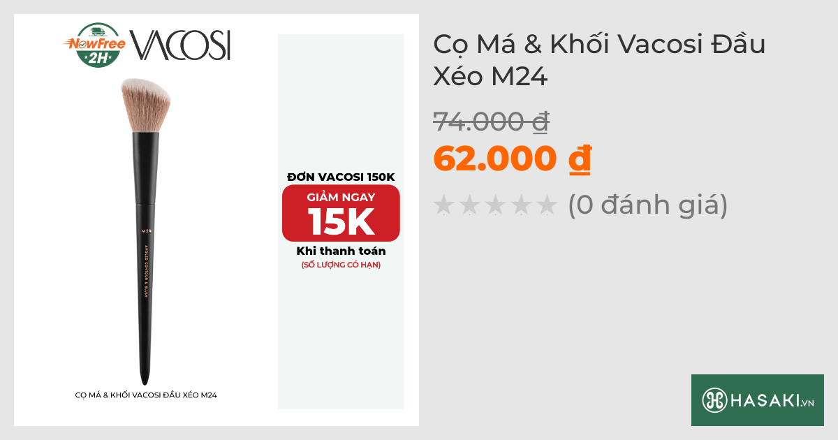 Cọ Má & Khối Vacosi Đầu Xéo M24