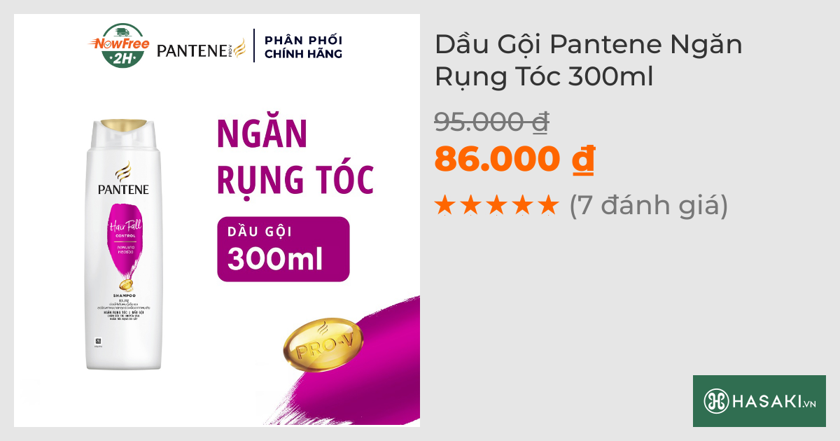 Dầu Gội Pantene Ngăn Rụng Tóc 300ml