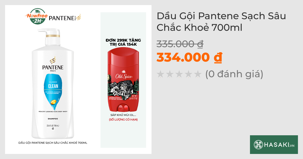 Dầu Gội Pantene Sạch Sâu Chắc Khoẻ 700ml