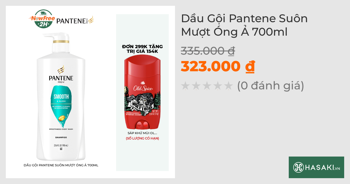 Dầu Gội Pantene Suôn Mượt Óng Ả 700ml