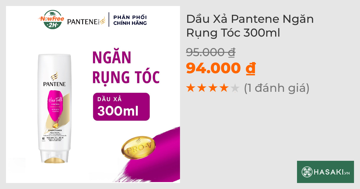 Dầu Xả Pantene Ngăn Rụng Tóc 300ml