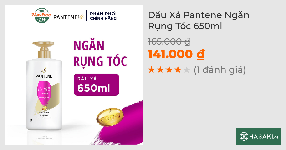 Dầu Xả Pantene Ngăn Rụng Tóc 650ml