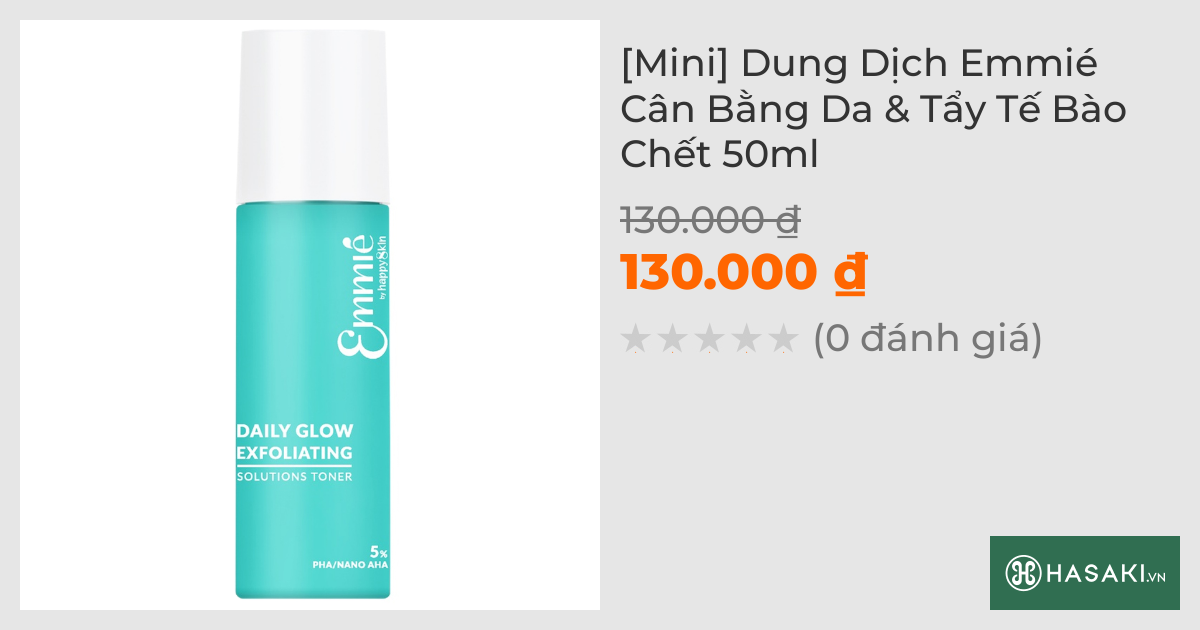 [Mini] Dung Dịch Emmié Cân Bằng Da & Tẩy Tế Bào Chết 50ml