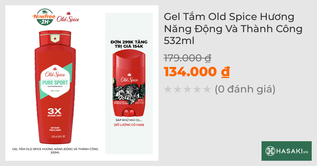 Gel Tắm Old Spice Hương Năng Động Và Thành Công 532ml