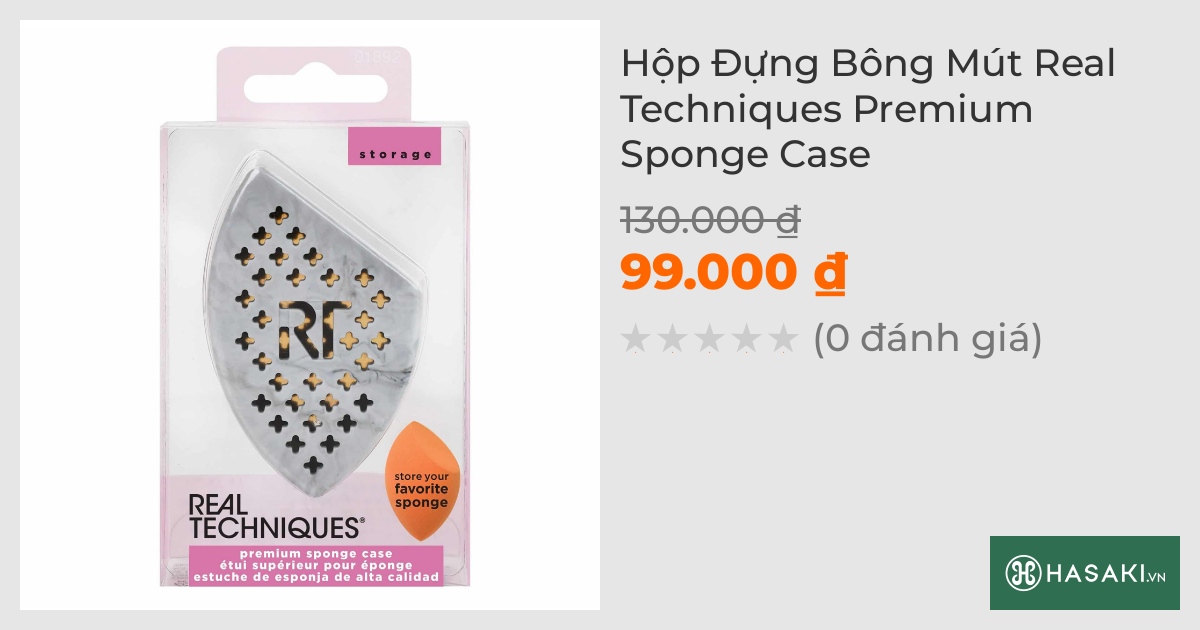 Hộp Đựng Bông Mút Real Techniques Premium Sponge Case