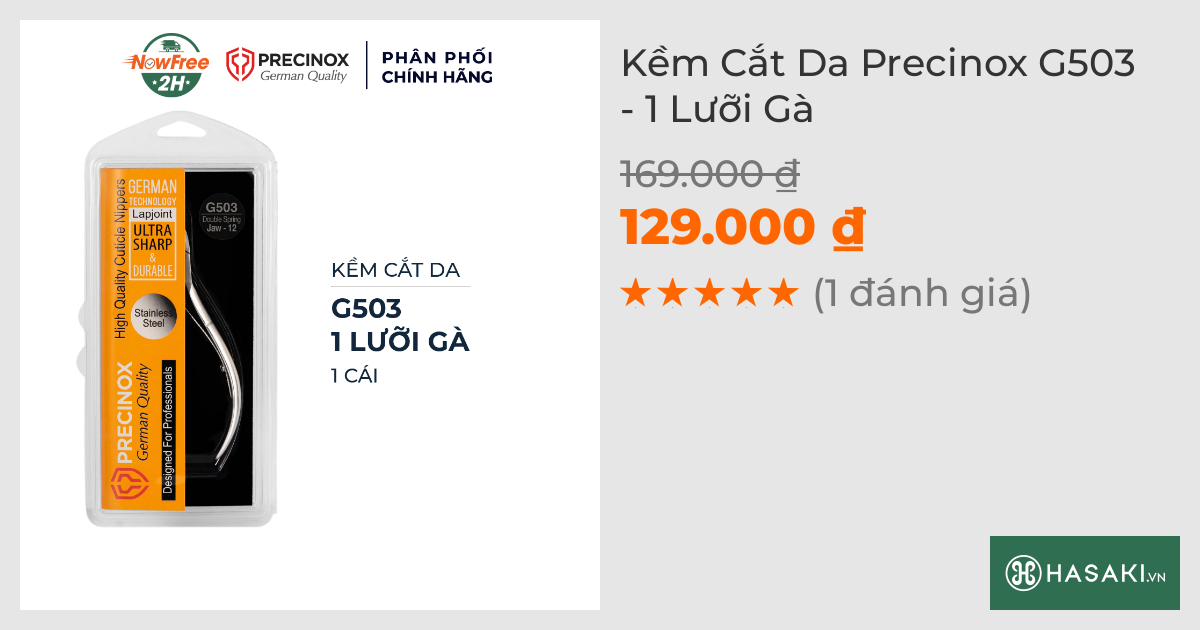 Kềm Cắt Da Precinox G503 - 1 Lưỡi Gà