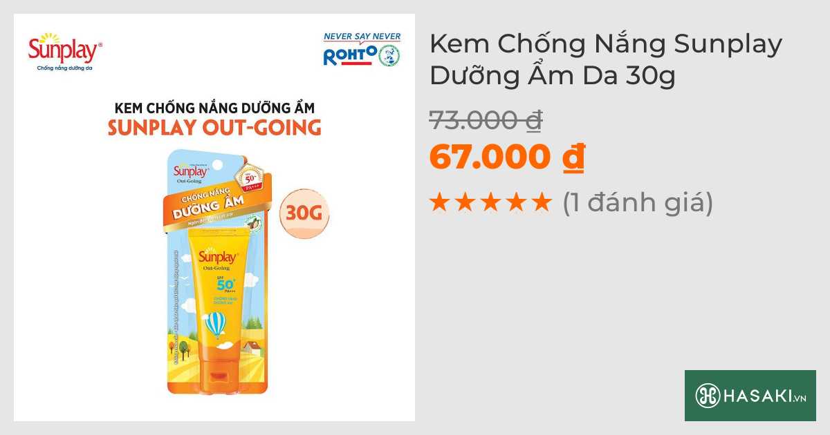 Kem Chống Nắng Sunplay Dưỡng Ẩm Da 30g