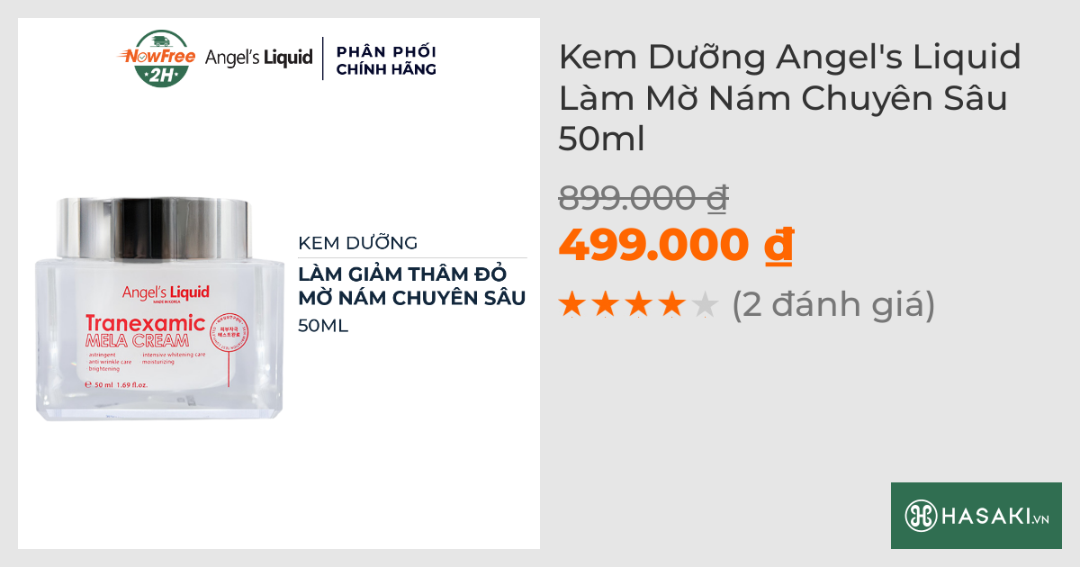 Kem Dưỡng Angel's Liquid Làm Mờ Nám Chuyên Sâu 50ml