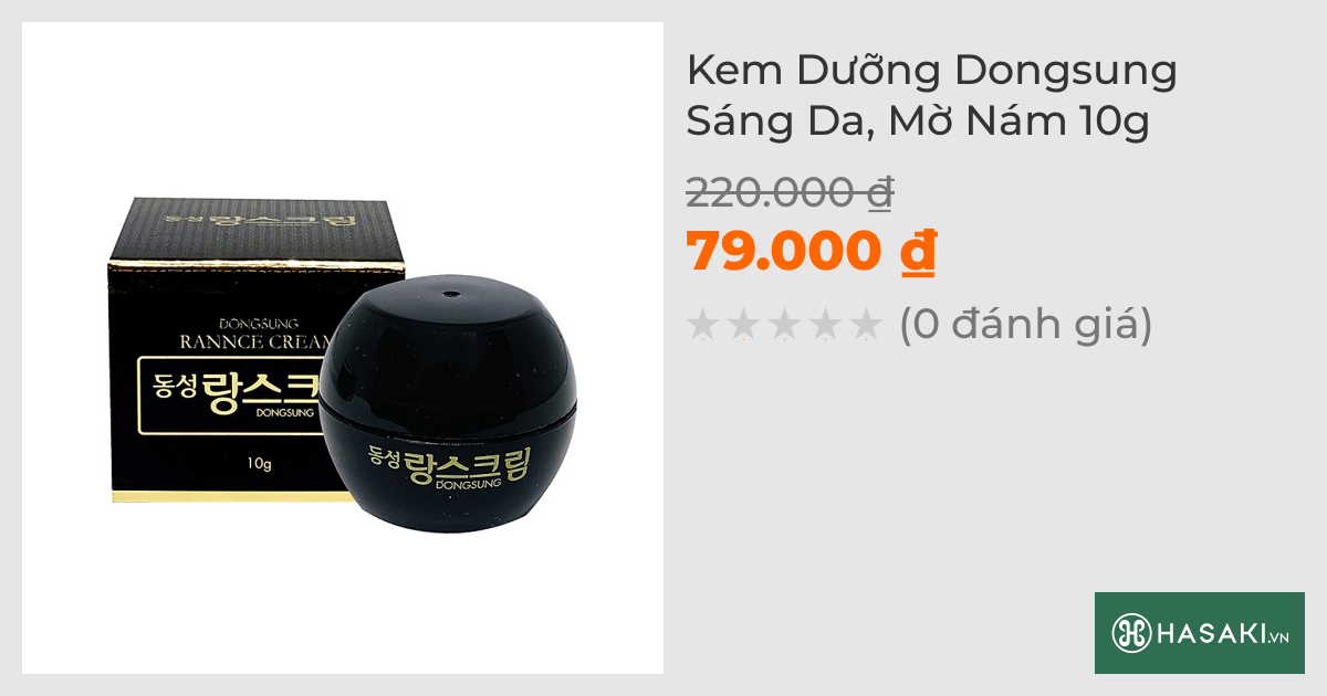 Kem Dưỡng Dongsung Sáng Da, Mờ Nám 10g