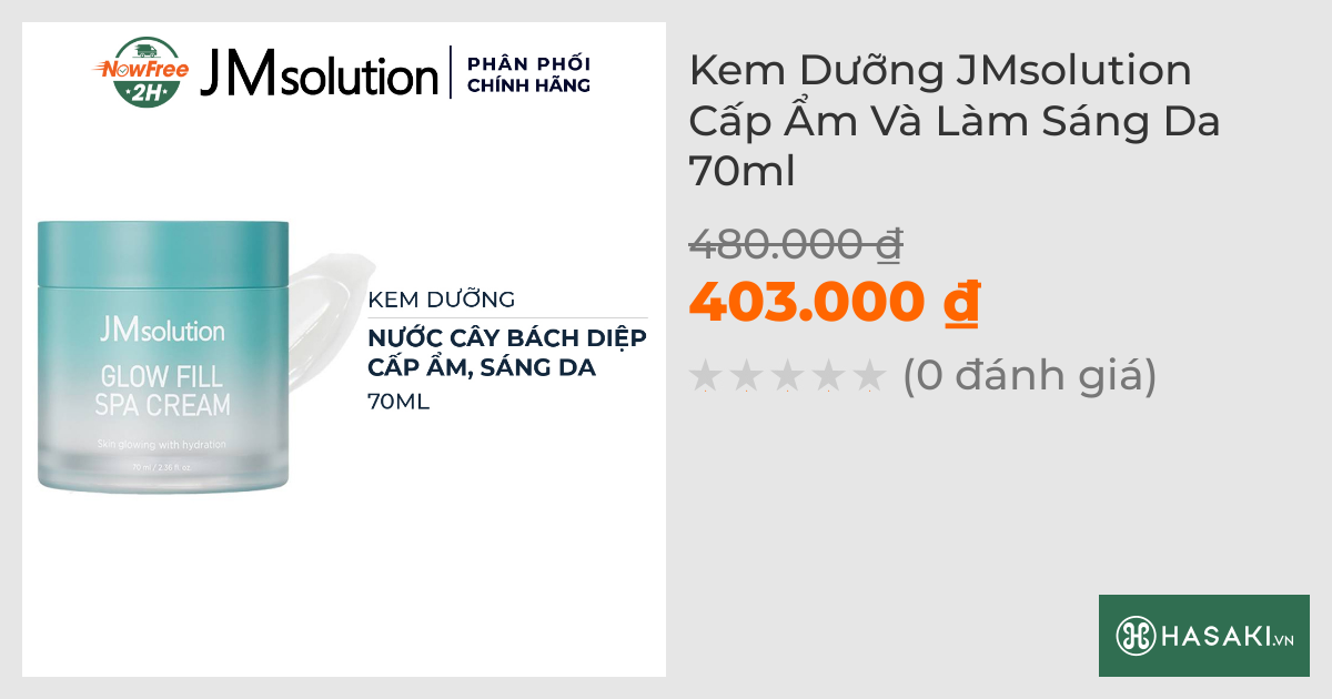 Kem Dưỡng JMsolution Cấp Ẩm Và Làm Sáng Da 70ml