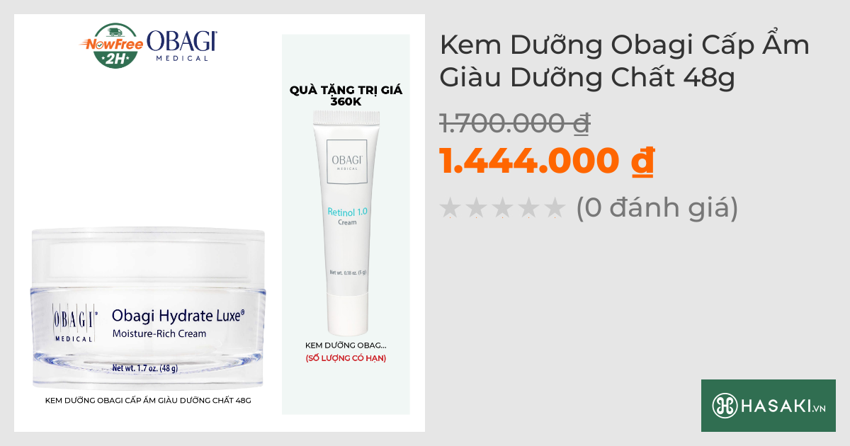 Kem Dưỡng Obagi Cấp Ẩm Giàu Dưỡng Chất 48g