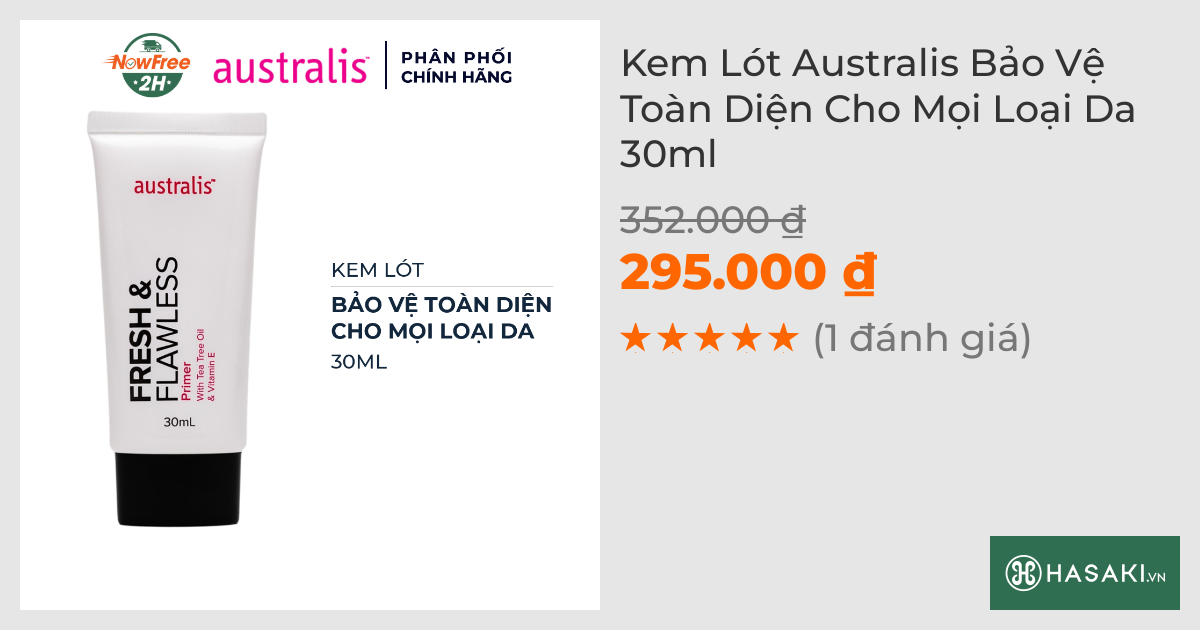 Kem Lót Australis Bảo Vệ Toàn Diện Cho Mọi Loại Da 30ml