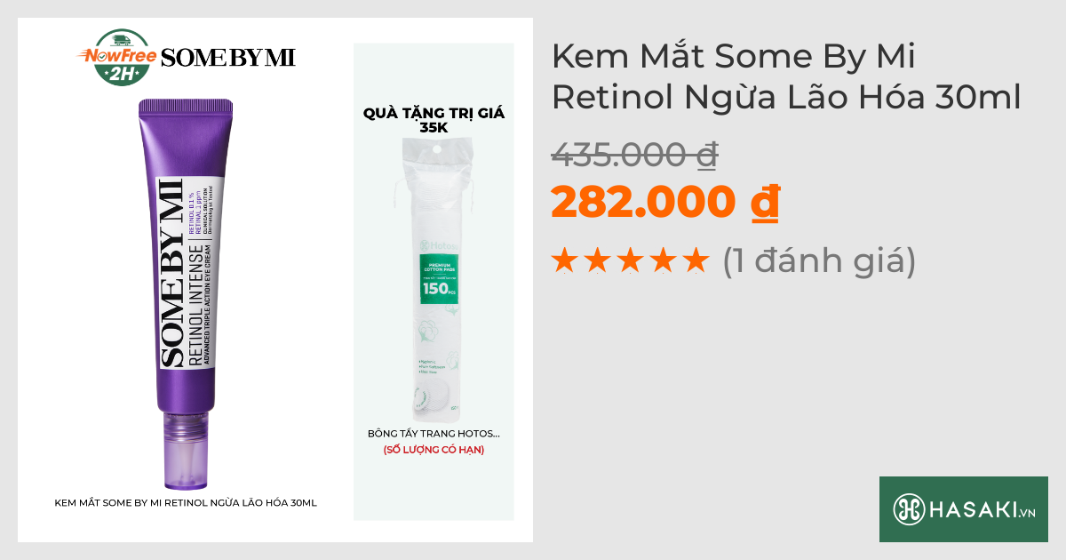 Kem Mắt Some By Mi Retinol Ngừa Lão Hóa 30ml