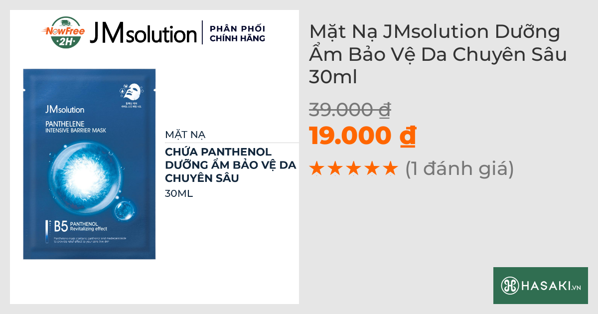 Mặt Nạ JMsolution Dưỡng Ẩm Bảo Vệ Da Chuyên Sâu 30ml