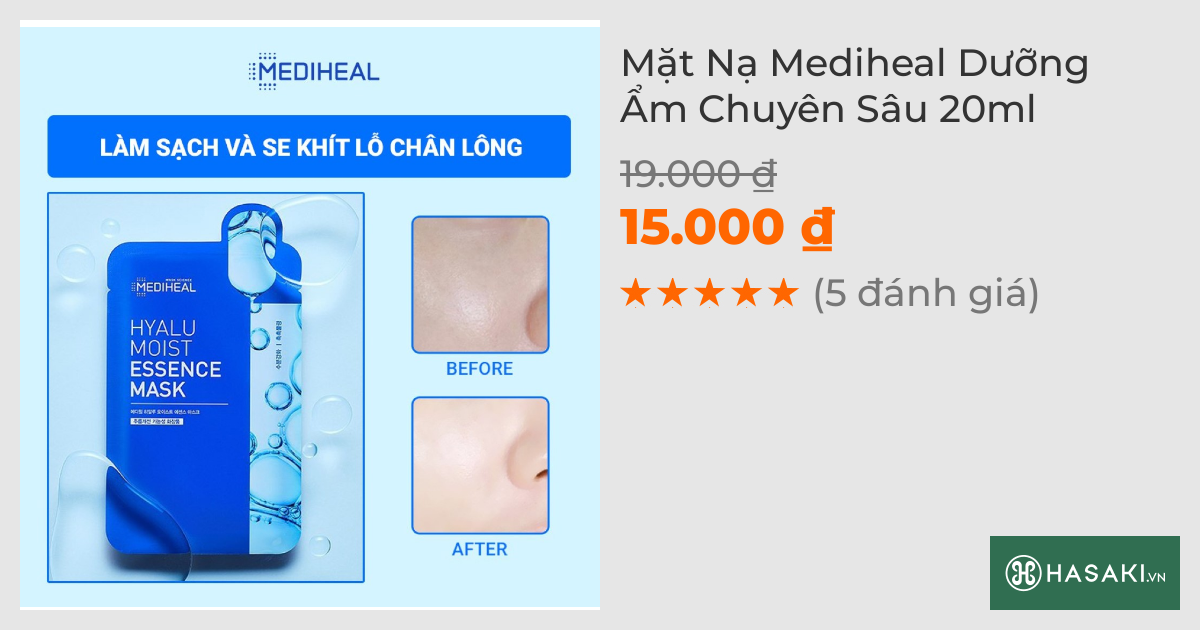 Mặt Nạ Mediheal Hỗ Trợ Dưỡng Ẩm Sâu 20ml