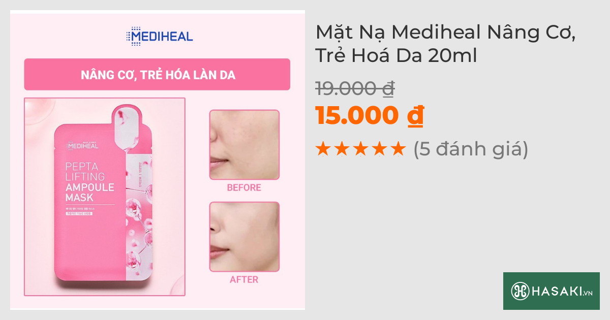 Mặt Nạ Mediheal Hỗ Trợ Nâng Cơ & Giảm Nếp Nhăn 20ml