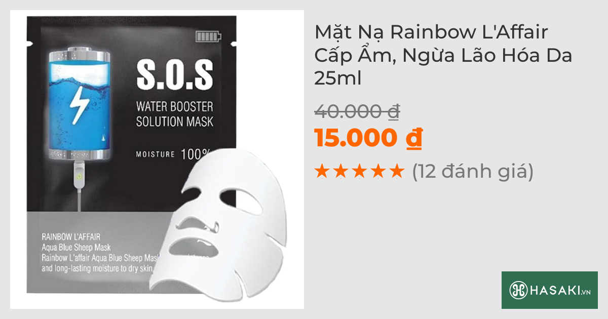 Mặt Nạ Rainbow L'Affair Cấp Ẩm, Ngừa Lão Hóa Da 25ml