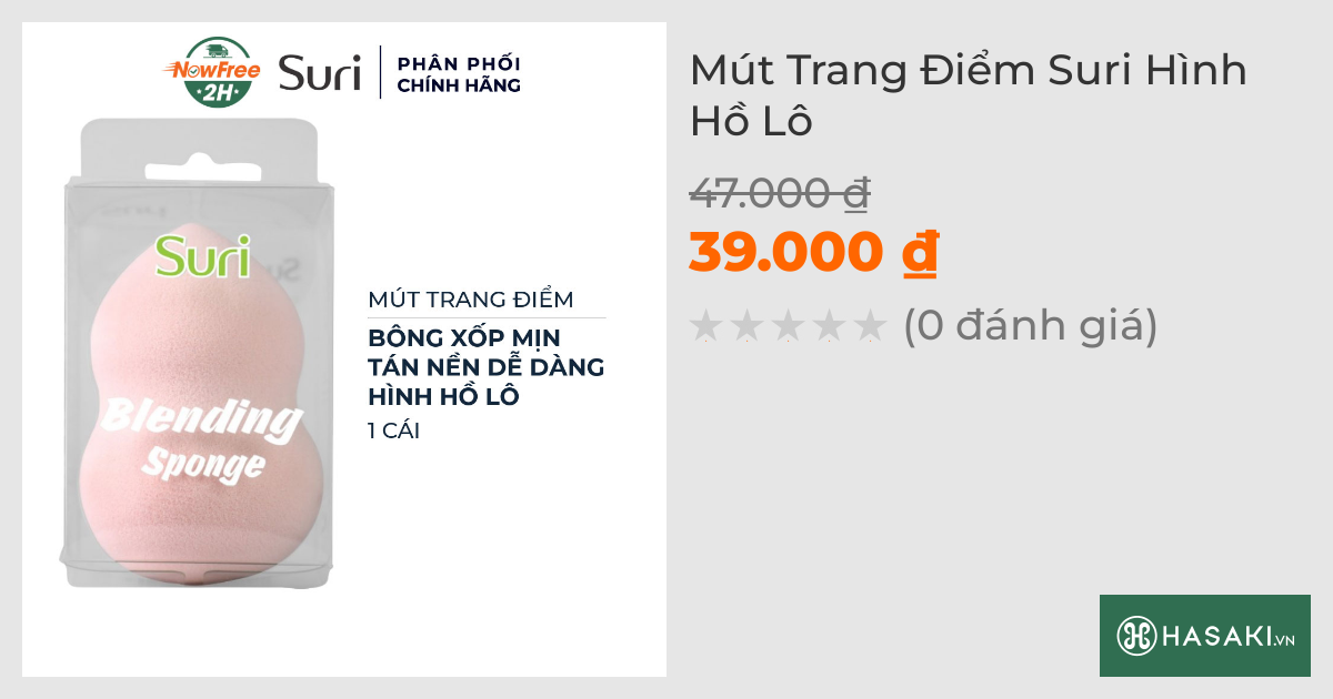 Mút Trang Điểm Suri Hình Hồ Lô