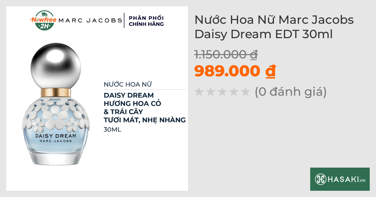 Nước Hoa Nữ Marc Jacobs Daisy Dream EDT 30ml