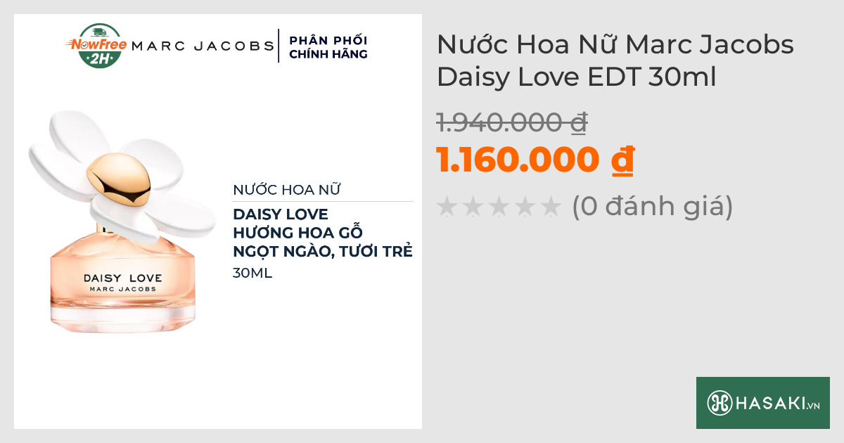 Nước Hoa Nữ Marc Jacobs Daisy Love EDT 30ml