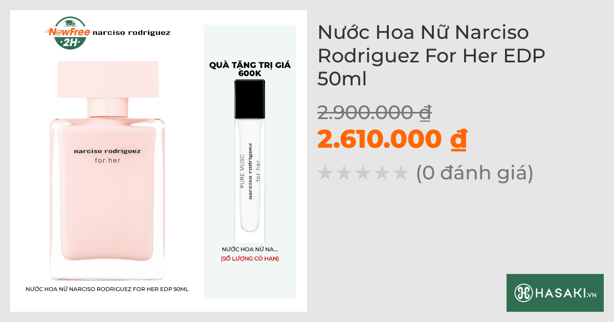 Nước Hoa Nữ Narciso Rodriguez For Her EDP 50ml