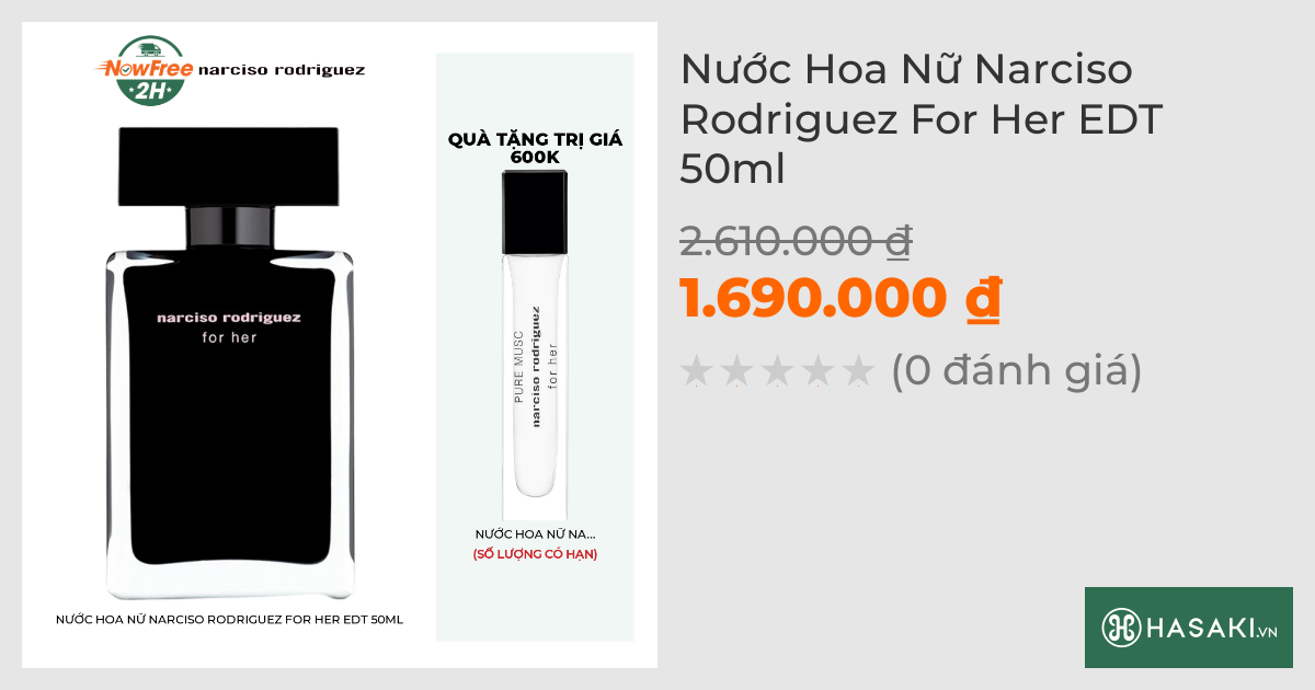 Nước Hoa Nữ Narciso Rodriguez For Her EDT 50ml