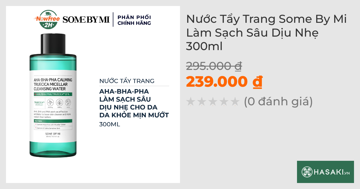 Nước Tẩy Trang Some By Mi Làm Sạch Sâu Dịu Nhẹ 300ml