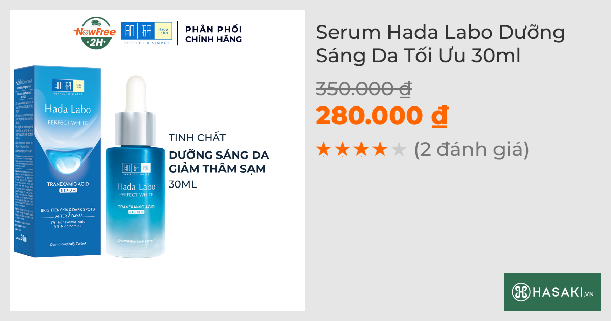 Serum Hada Labo Dưỡng Sáng Da Tối Ưu 30ml