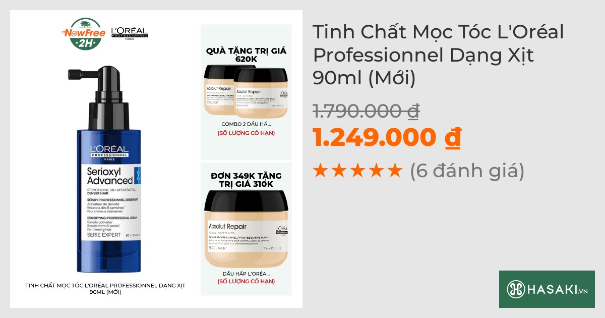 Tinh Chất Mọc Tóc L'Oréal Professionnel Dạng Xịt 90ml (Mới)