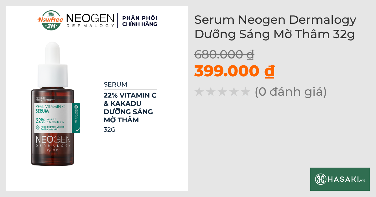 Serum Neogen Dermalogy Dưỡng Sáng Mờ Thâm 32g