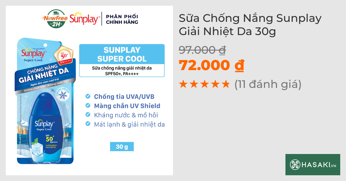 Sữa Chống Nắng Sunplay Giải Nhiệt Da 30g