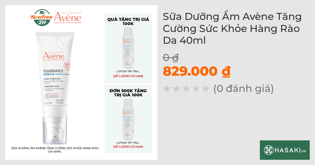 Sữa Dưỡng Ẩm Avène Tăng Cường Sức Khỏe Hàng Rào Da 40ml