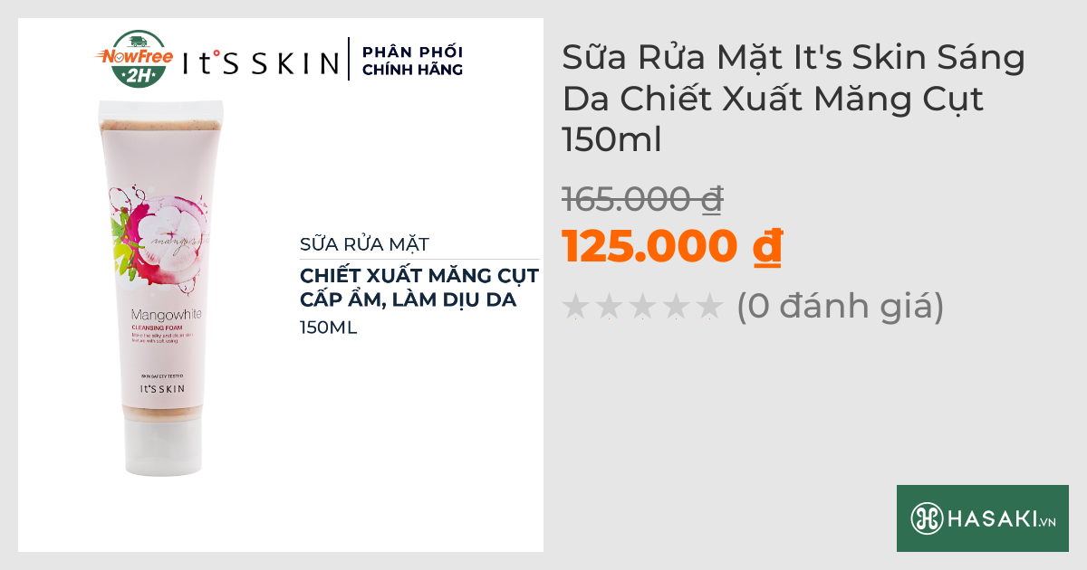 Sữa Rửa Mặt It's Skin Sáng Da Chiết Xuất Măng Cụt 150ml