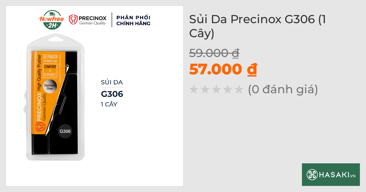 Sủi Da Precinox G306 (1 Cây)