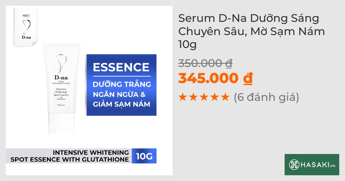 Serum D-Na Dưỡng Sáng Chuyên Sâu, Mờ Sạm Nám 10g