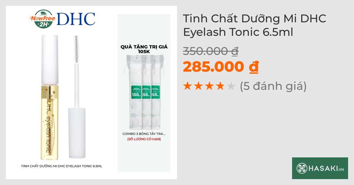 Tinh Chất Dưỡng Mi DHC Eyelash Tonic 6.5ml