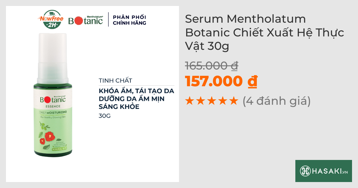 Serum Mentholatum Botanic Chiết Xuất Hệ Thực Vật 30g