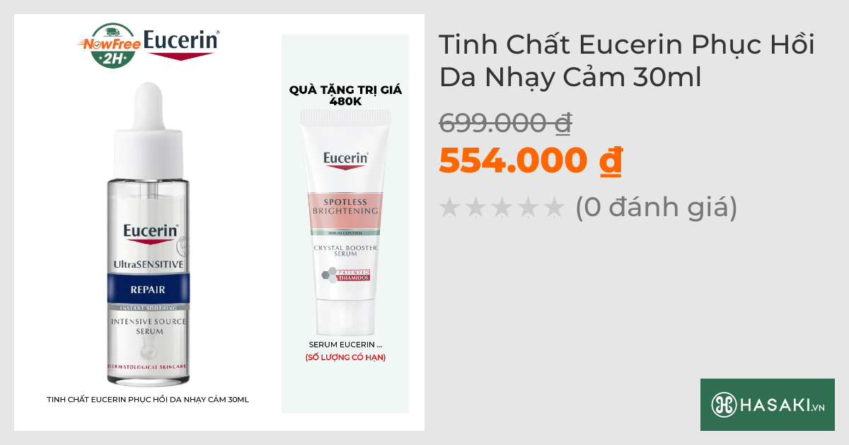 Tinh Chất Eucerin Phục Hồi Da Nhạy Cảm 30ml