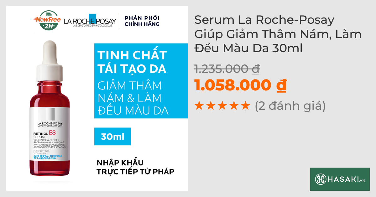 Serum La Roche-Posay Giúp Giảm Thâm Nám, Làm Đều Màu Da 30ml