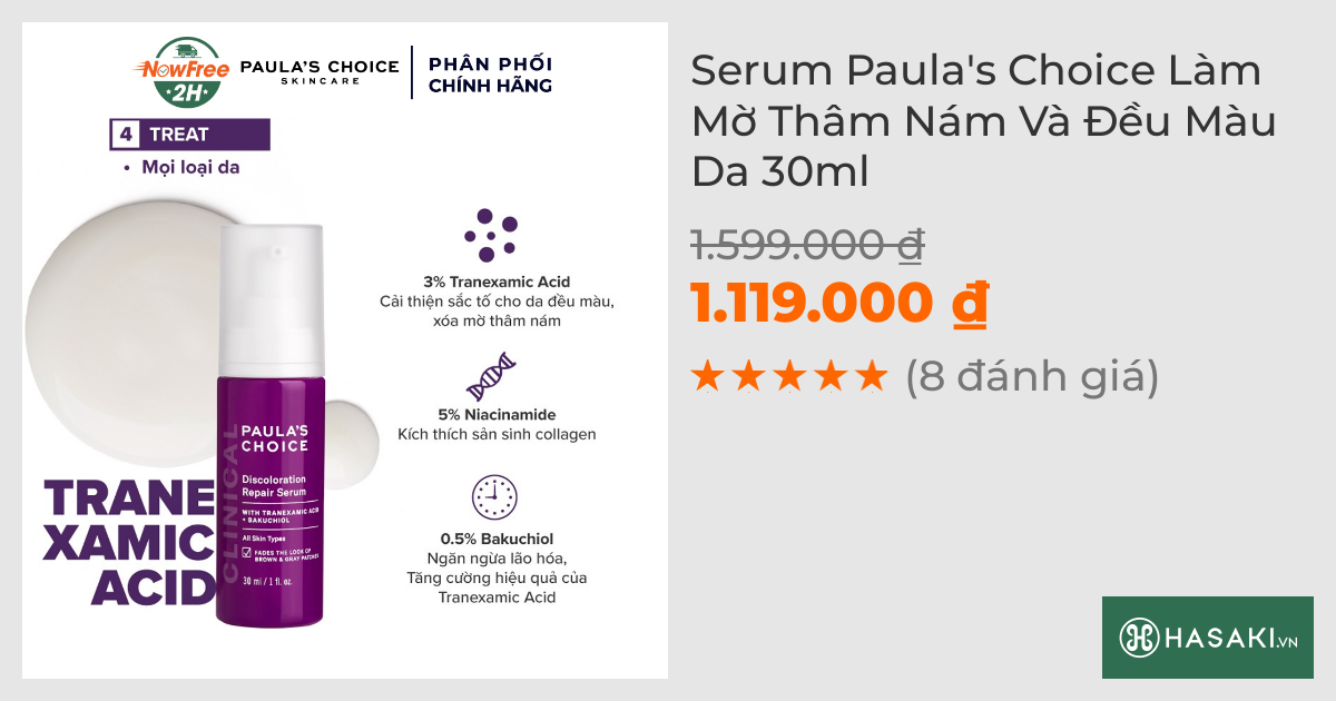 Serum Paula's Choice Làm Mờ Thâm Nám Và Đều Màu Da 30ml